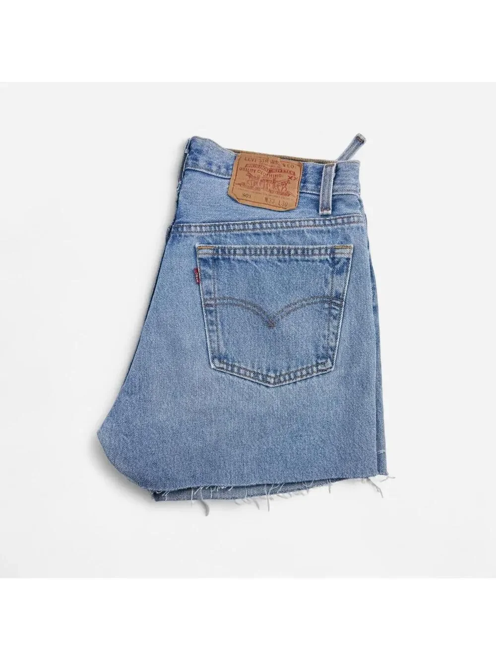 Vintage Levi's 501 blue denim shorts